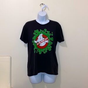 Women’s Columbia Pictures Ghostbusters “Who You Gonna Call” Green Slime Tee